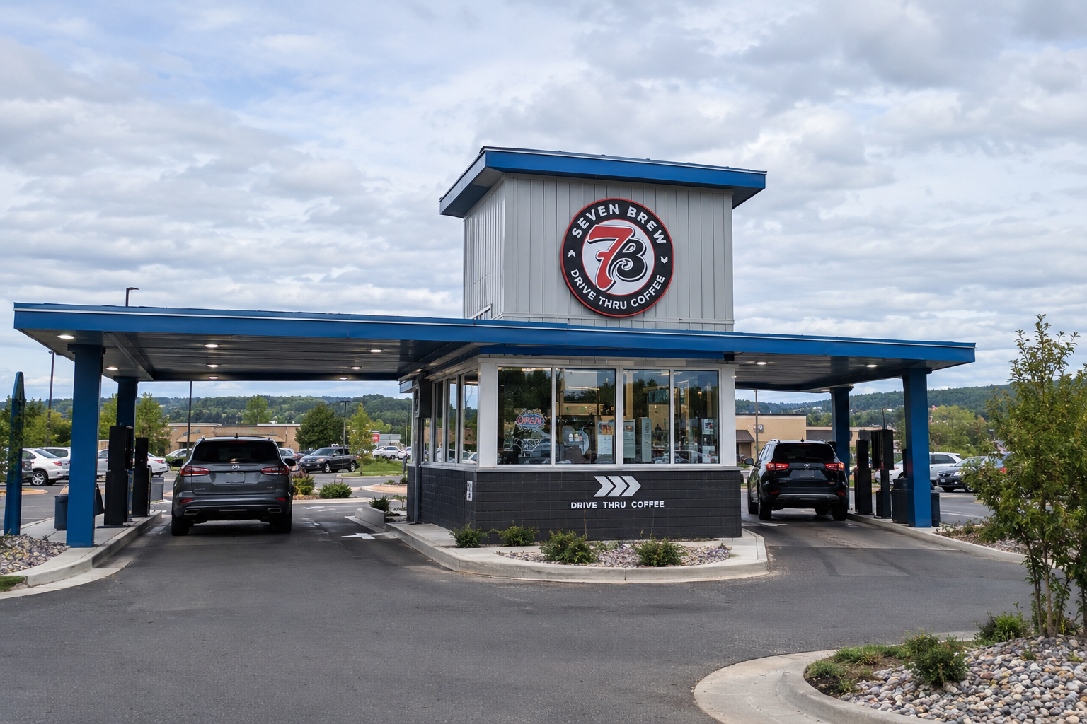 7 Brew coffee stand on Anderson Road in Duluth, MN