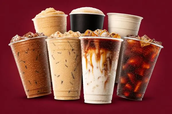 Iced lattes, mocha, caramel macchiato and cold brew from the 7 Brew Classics menu
